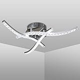 ✔ 【Größe der Lampe】: Der deckenleuchte verfügt über 3 eingebaute LED-Platinen, 36 cm lange, integrierte LEDs, natürliches weißes licht und ist für kleine und mittlere räume geeignet.