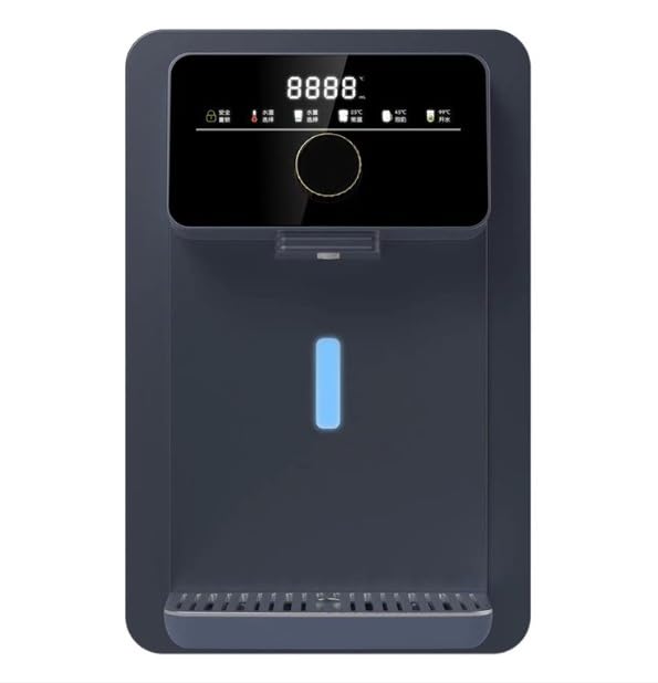 Dispensador de agua de pared para oficina comercial con agua caliente rápida y segura