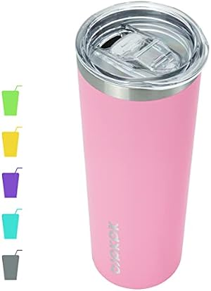 BJPKPK 20 oz Skinny Tumbler with Lid, Stainless Steel Insulated Coffee Cup | Double Wall…