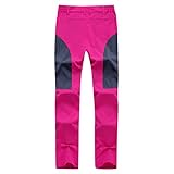 TOPUNDER Quick-Drying Waterproof Patchwork Trousers Hiking Ski Climbing Pants Tactical