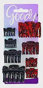 Goody Classics Claw Hair Clip, Assorted Sizes 8 On, 0.667 Ounce, 8 Count (Pack Of 2) #TOP21