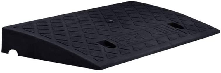 Rampe de seuil en plastique 50x22x5 cm antidérapante pour fauteuil roulant et vélo