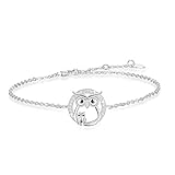 💖Ideales Geschenk : Eulen armkette damen silber 925 wird mit einer eleganten Geschenkbox geliefert. Ein perfektes Geschenk für Frauen, Freunde, Freundin, Mutter, Liebhaber, Ehefrau, Großmutter usw. Kann Hochzeitsgeschenk, Weihnachtsgeschenk, Halloween-Geschenk, Thanksgiving-Geschenk sein. Valentinstagsgeschenk, Muttertagsgeschenk, Geburtstagsgeschenk, Black Friday Geschenk Abschlussgeschenk.