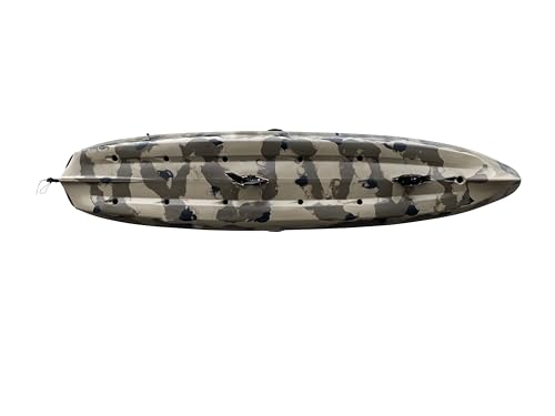 Brooklyn 13.5 Tandem Pedal Kayak Sit On Top Fishing Kayak (Camo) - Thumbnail 4