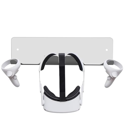 svteli VR Headset Holder for Meta Quest 3/2, Oculus Rift-S, PS5 VR2, HTC Vive Pro, Valve Index -...
