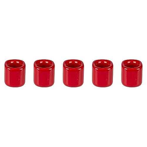 Mega Candles Red Ceramic Chime Holder