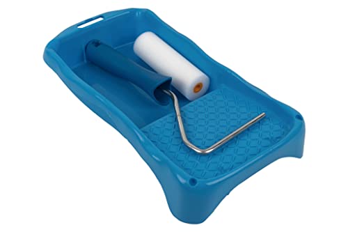 Cofan Kit de esmaltar compuesto de rodillo de espuma y cubeta | Medidas de la cubeta 16 x 31 | Medidas del rodillo 11 cm