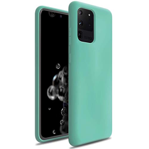 MB Accesorios Funda Silicona rígida Turquesa para Samsung Galaxy S20