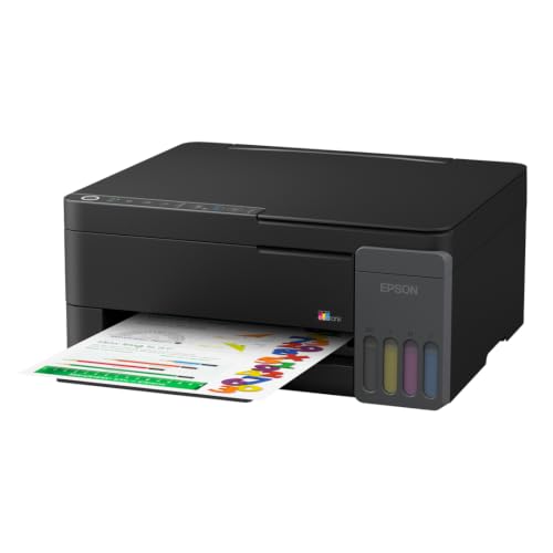 Image of Epson EcoTank L3350 (New Launch) WiFi All-in-One InkTank Colour Printer, Scanner, Copier for Home & Office, 5760x1440dpi Print Resolution, 7.5K Prints Composite Ink Bottles Yield