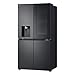 LG CraftIce InstaView GMG96CRAFT American-style Smart Fridge Freezer - Essence Black Steel