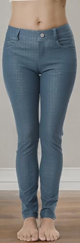 Image of Prolific Health Women's Jean Look Jeggings Tights Slimming Many Colors Spandex Leggings Pants Capri S-XXXL