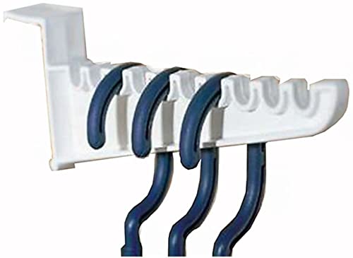 Hanger Hooks Space Saver (Pack of 2 Hold 20 Hangers) Overdoor Bathroom Bedroom Plastic Ironing Holder Clothes Coat Towel Stand Tool Laundry Storage Kids Adults (1) - Image 4