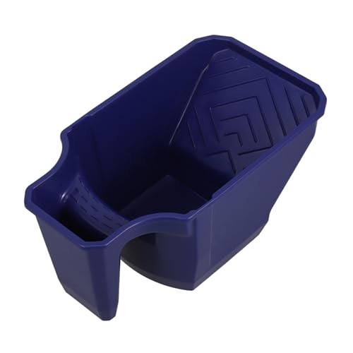 Housoutil Bac à Peinture Portable en Plastique Bleu Plateau Et Godet Peinture Prise en Main Ergonomique Meuble Et Bricolage Lot Usage Domestique