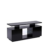 meuble tv barre Intégration élégante : améliorez votre salon avec ce meuble TV multimédia. La combinaison d'une console TV et d'un meuble TV noir offre un ajustement parfait à côté d'une table basse en chêne, assurant un look cohérent dans n'importe quel espace.