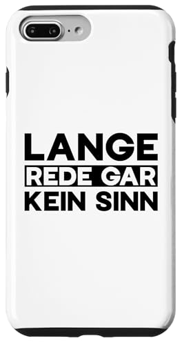 Lange Rede Gar Kein Sinn �h�C�c�� �ʔ��� ���� �X�}�z�P�[�X iPhone 7 Plus/8 Plus �p