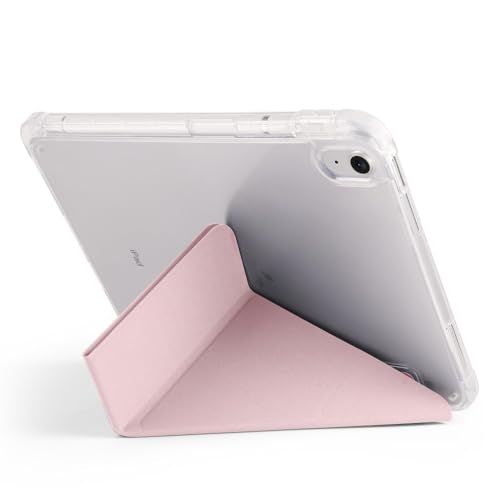 Étui iPad Pro 12.9 2018 rose protection silicone rigide support tablette