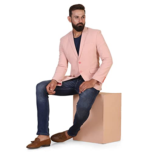 Image of TAHVO Grey Notched Lapel Blazer with Hanky