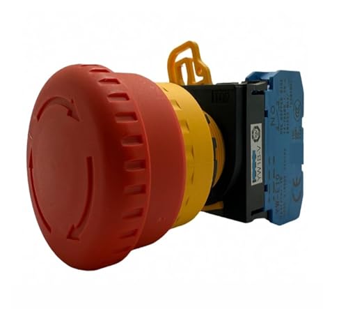 Interrupteur d'arrêt d'urgence YW1B-V4E10R bouton champignon anti blocage