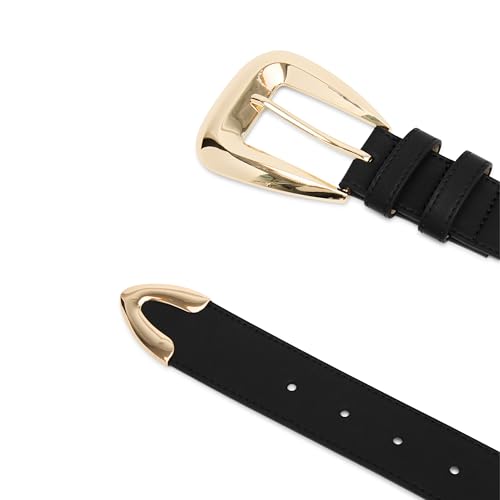 Steve Madden Women's Black Everday Casual Dress Pant Belt4