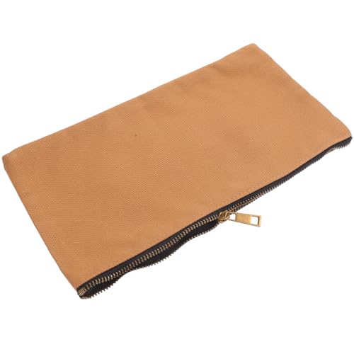 BUGUUYO Bolsa de Lona con Cremallera Resistente y Compacta para Herramientas Pequeñas Bolso Organizador Portátil para Electricistas Ingenieros y Constructores para Guardar Accesorios y