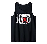 Throw Hard Dont Cry Baseball Softball Pitcher Gift