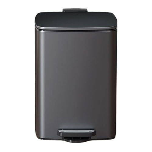 Caneca de basura cuadrada de acero inoxidable 20/30L miniatura 1