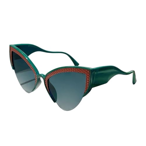 Lunettes de soleil œil de chat de luxe UV pour femme et homme accessoire mode vintage