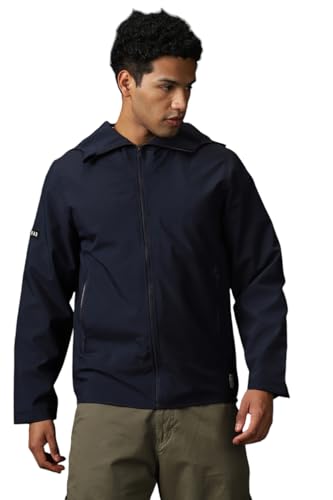 Image of High Star Men Printed Polyster Relaxed Fit Hood Long Sleeve Jackets