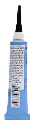 Pebeo Setasilk Silk Painting Water Based Gutta 20-Milliliter Tube, White