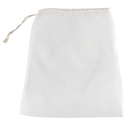 La mejor selección de Bolsas para la colada los mejores 5. 50 Bolsa de filtro de vino de grado alimenticio, bolsa de extracción extra fina para hacer cerveza casera reutilizable, para colar las necesidades de preparación de leche de nuez de...