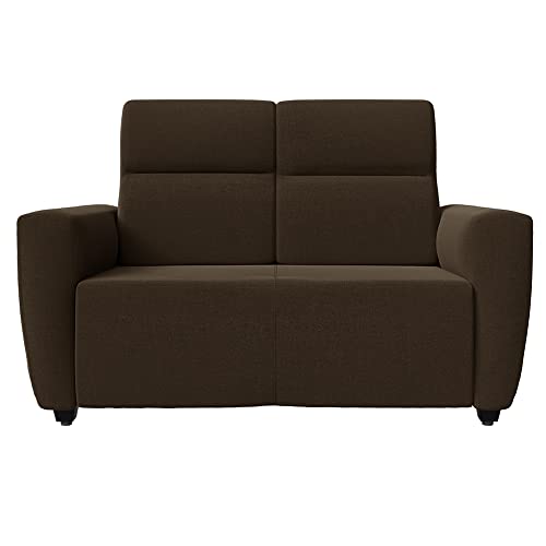 Image of Wakefit Sofa Set | 3 Year Warranty | Sofa 4 Seater, 4 Seater Sofa for Living Room, Wooden Sofa Set, Sofa Set 2+1+1 Seater - Belize(Malphino : Dark Earth)