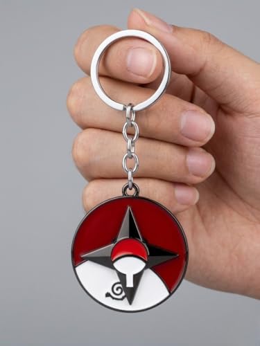 Image of Premium Metal Anime Spinner Keychain | 360 Rotating Fidget Keyring for Bike, Car & Bags | Japanese Manga & Cosplay Action Hero Designs | Pack of 1