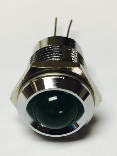 AVLIS-CO 19210001 Green LED Panel Mount Indicator 14 mm 2.2 VDC 20 mA 70 mcd RoHS Compliant