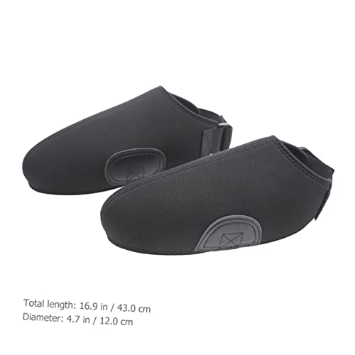 Cubiertas para botas de esquí con neopreno que aumentan el calor, cubiertas a prueba de viento y agua para hombres miniatura 4