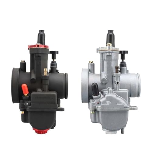 �L���u���^�[���[�^�[�T�C�N���G���W�� �ɓK������ PWK �L���u���^�[ 50cc �� 600cc 2T 4T �I�[�g�o�C�ɓK������ GY6 �s�b�g�o�C�N���g �C�����i(30MM Black)