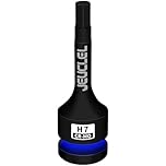 JEUCLEL 7mm Hex Impact Bit Socket, H7 1/2-Inch Impact Drive Allen Socket, Cr-Mo Steel Lengthen Hex Screwdriver Adapter for Electric Ratchet Wrenches Fastening Screws