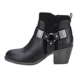 Rocket Dog Womens Setty Ankle Boots Black 10