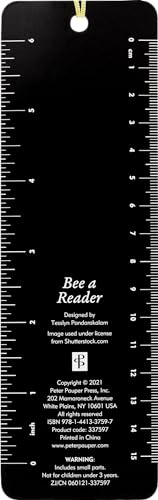Bee a Reader - Children's Bookmark, Brown - Image 2