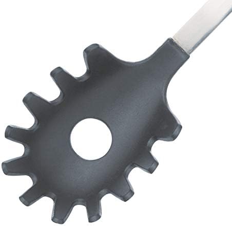 KitchenCraft Professional Nylon Pasta Server / Spaghetti Spoon with Soft-Grip Handle, 34.5 cm (13.5")