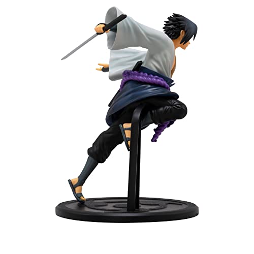 Naruto Shippuden Action Figure Sasuke 1:10 Scale Stampato in PVC, in confezione regalo.