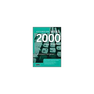 Extending Word 2000 for Windows