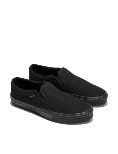Vans Homme M Asher Sneaker, Canvas Black Black, 46 EU