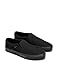 Vans Men's Asher Slip-On Shoe | Comfortable Sneakers for Walking, Fashion & Everyday Wear, Black/Black, 14
