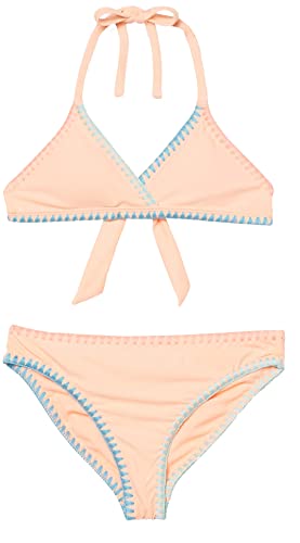 Image of Hobie Girls Triangle Halter Bikini Top and Hipster Bottom Swimsuit SetTwo Piece Swimsuit