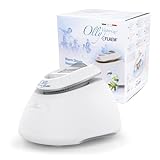PRATIQUE: Humidificateur d'air avec grand réservoir pour essences, indicateur de niveau d'eau, lumière nocturne. Réglage du débit de vapeur, autonomie jusqu'à 14 heures
