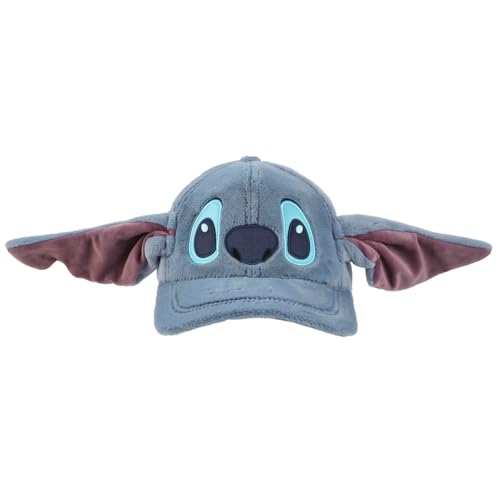 Disney Stitch Big Face Adult Unisex Blue Adjustable Hat2