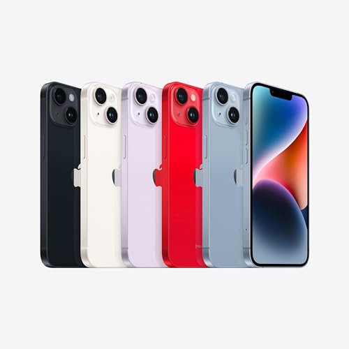 Image of Apple iPhone 14 Plus, 256GB, PRODUCT Red - Unlocked (GSM Only) (Renewed)