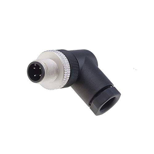 Prise mâle M12 ELWIST 4012 PG9 raccordement capteur actionneur 4 broches