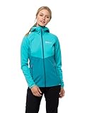 bluesign-zertifiziert Jack Wolfskin Damen GO Hike Softshell W Softshelljacke, Tile Blue, M