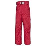 Imperméable 5 000 mm. Trespass - Pantalon de Ski Marvelous - Unisexe (11-12 Ans) (Rouge)
